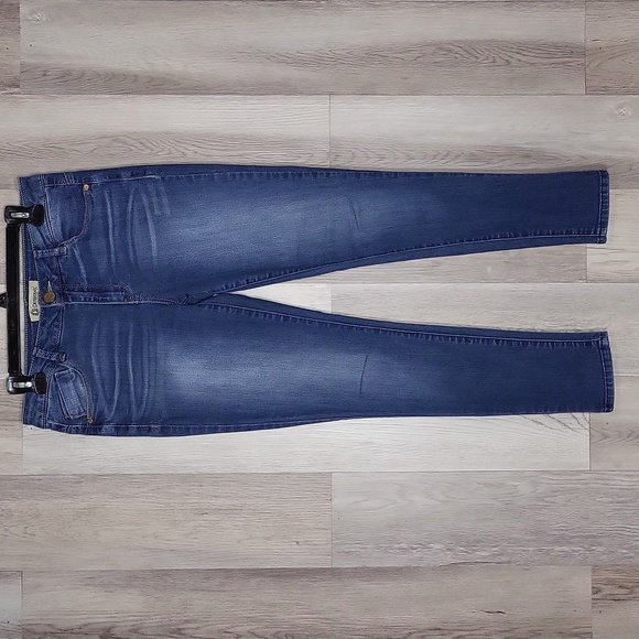 🛍Democracy Womens 6 Freedom Ankle Skimmer Medium Wash‎ Denim Blue Jeans Casual - Picture 1 of 10